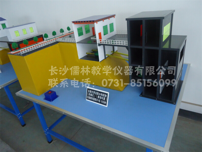 合建式岸边取水构筑物（阶梯式）（景观布置）